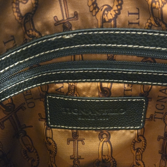 Tignanello Elegant Black Shoulder/Crossbody Bag - Picture 6 of 12